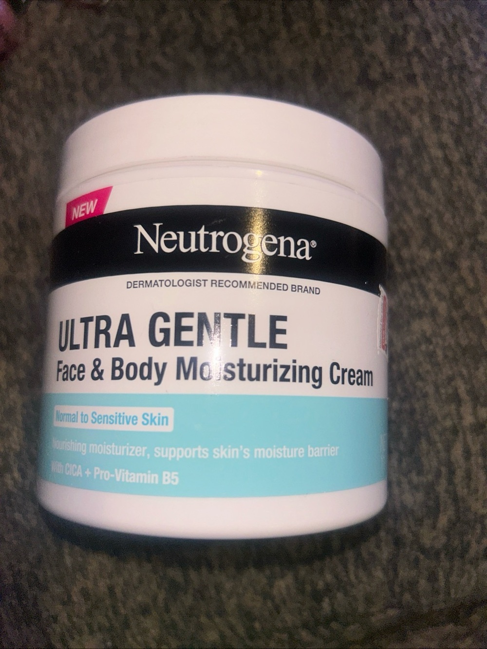 Neutrogena Ultra Gentle Face Body Moisturizing Cream 11 oz Fragrance Free